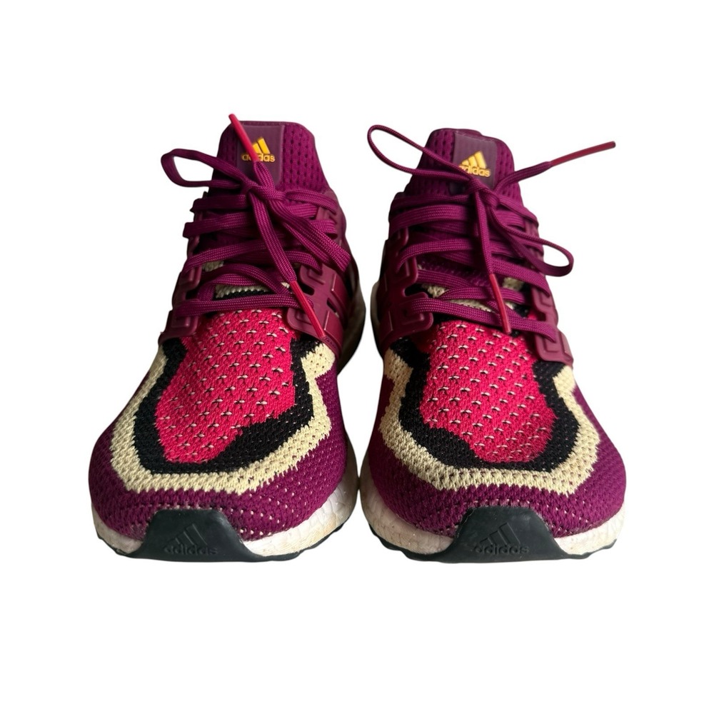 Adidas Women's UltraBoost 2.0 DNA US Size 7.5 Power Berry Knitted Running - Picture 2 of 9